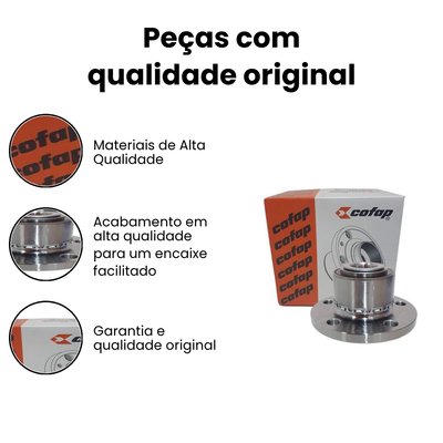 Cubo de Roda Dianteiro c/ ABS NGK - Fox Fox - Imagem 3