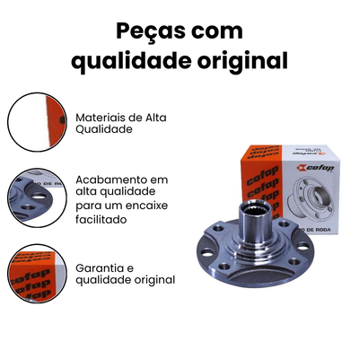 Cubo de Roda Dianteiro Sem ABS Agile Corsa - Imagem 3