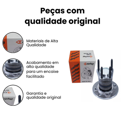 Cubo de Roda Traseiro SEM ABS Astra Montana - COFAP - Imagem 3