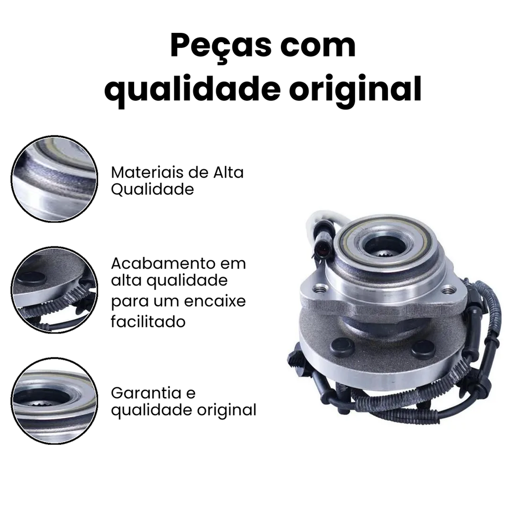 Cubo de Roda Dianteiro c/ ABS Ranger Cofap - Imagem 3