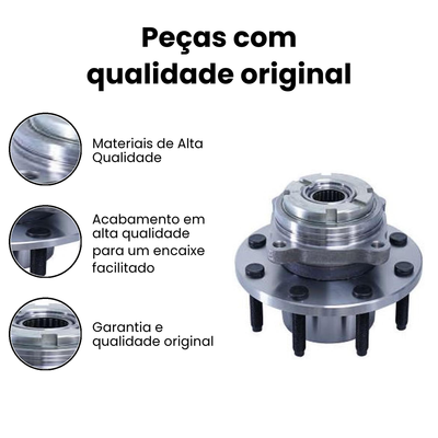 Cubo Roda Dianteiro Sem ABS F-4000 - COFAP (CRC08012) - Imagem 3