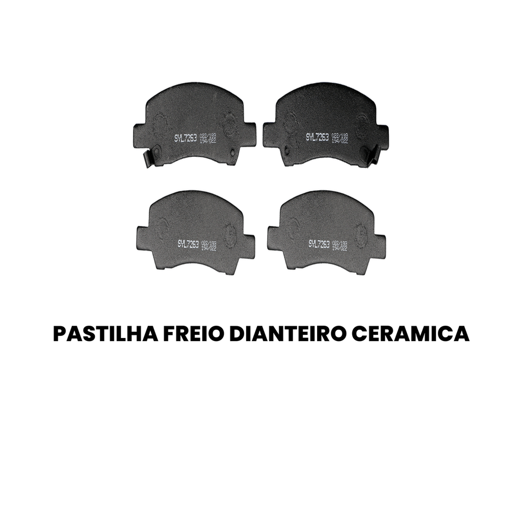 Pastilha de Freio Dianteira Cerâmica - Fox, Crossfox - Imagem 2