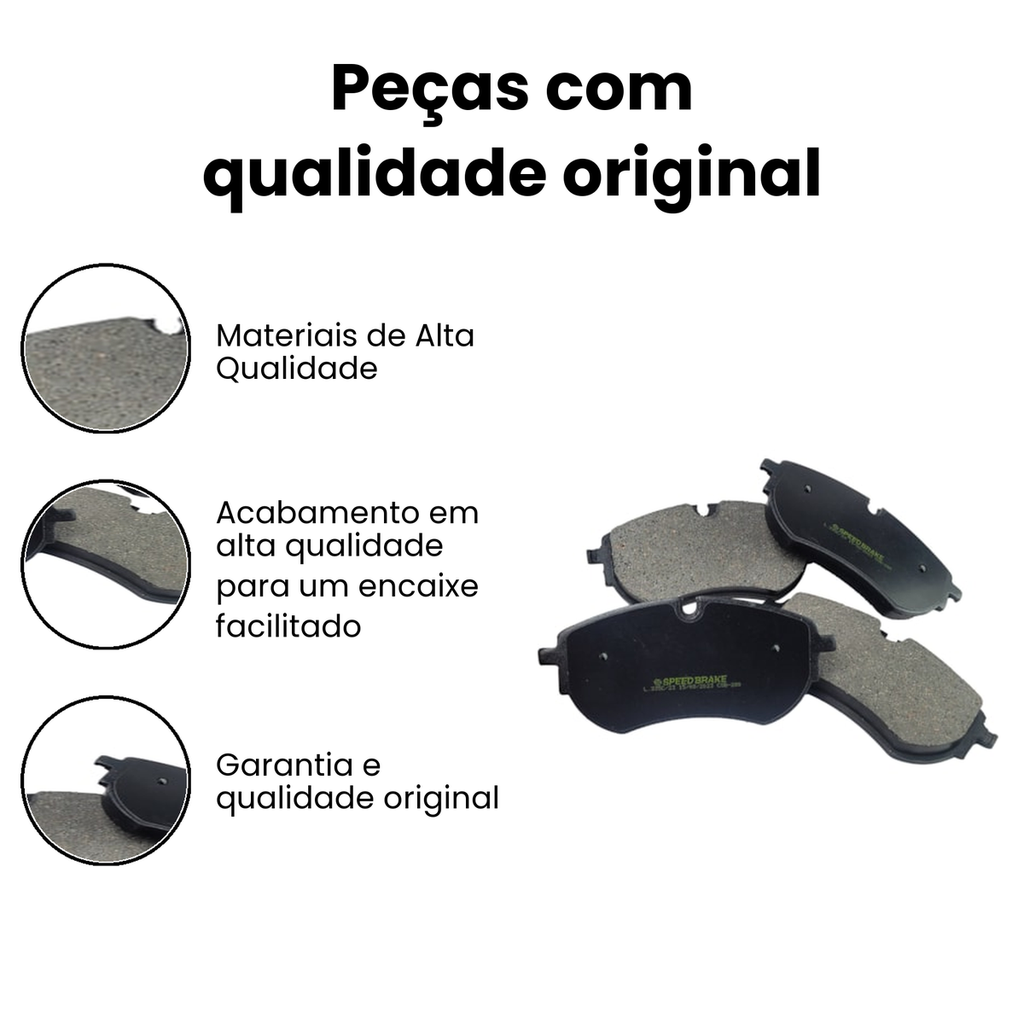 Pastilha de Freio Dianteira Cerâmica SPEED Amarok - Imagem 3