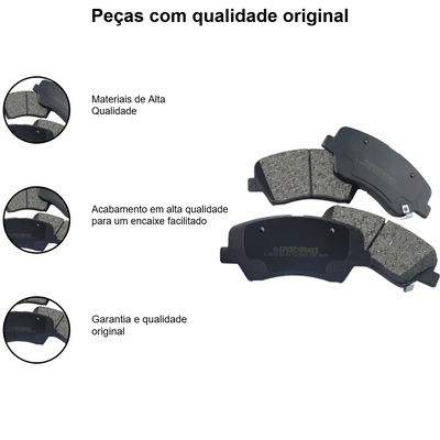 Pastilha Freio Diant Hyundai HB20 1.6 2012 em diante - Imagem 4