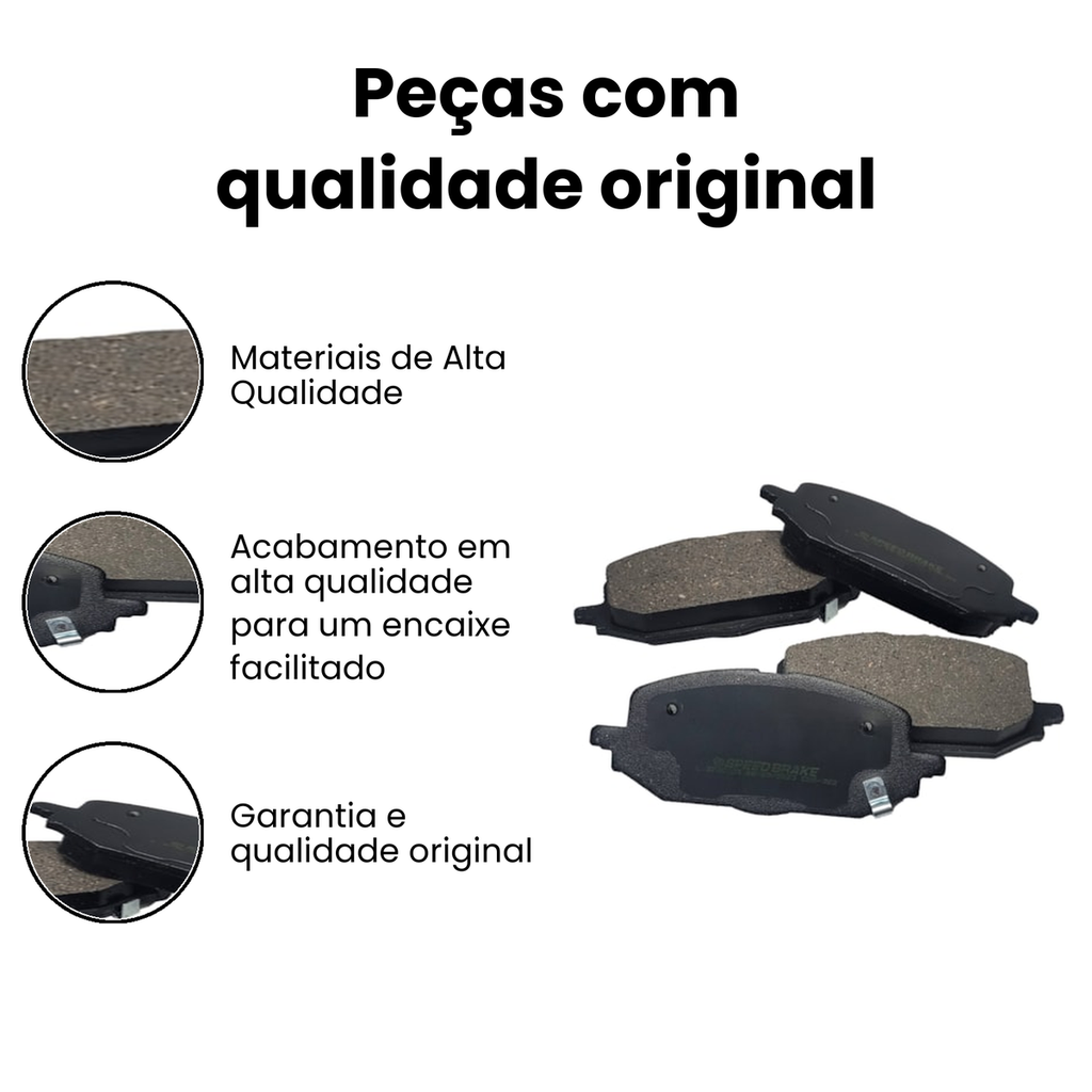 Pastilha de Freio Dianteiro Cerâmica - Onix Onix - Imagem 3
