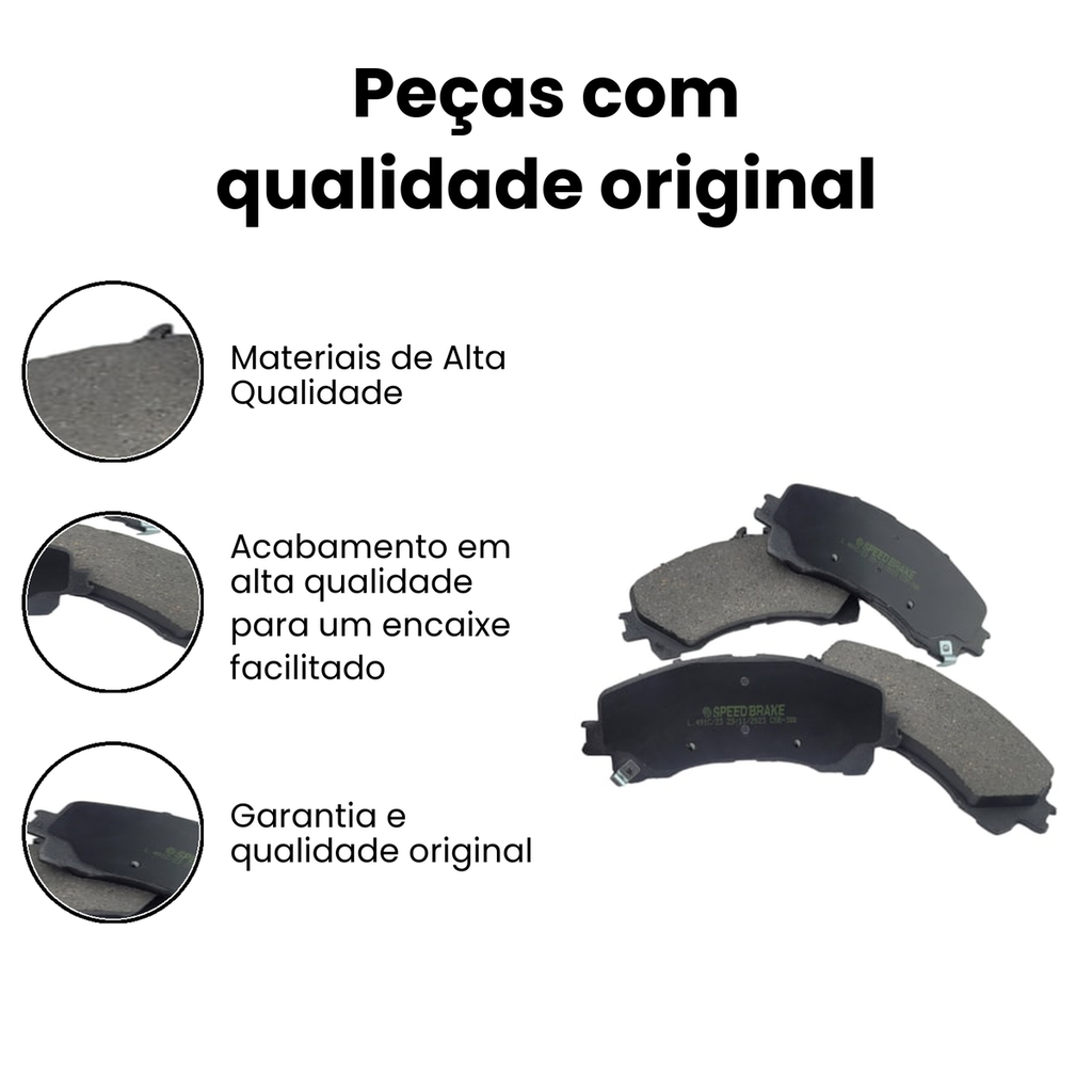 Pastilha de Freio Dianteira Cerâmica S10 Trailblazer - Imagem 3