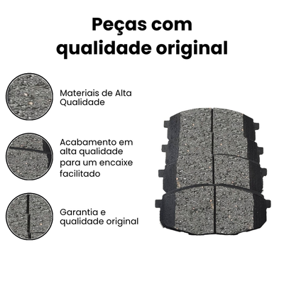 Pastilha de Freio Dianteira Cerâmica - Strada - Imagem 3