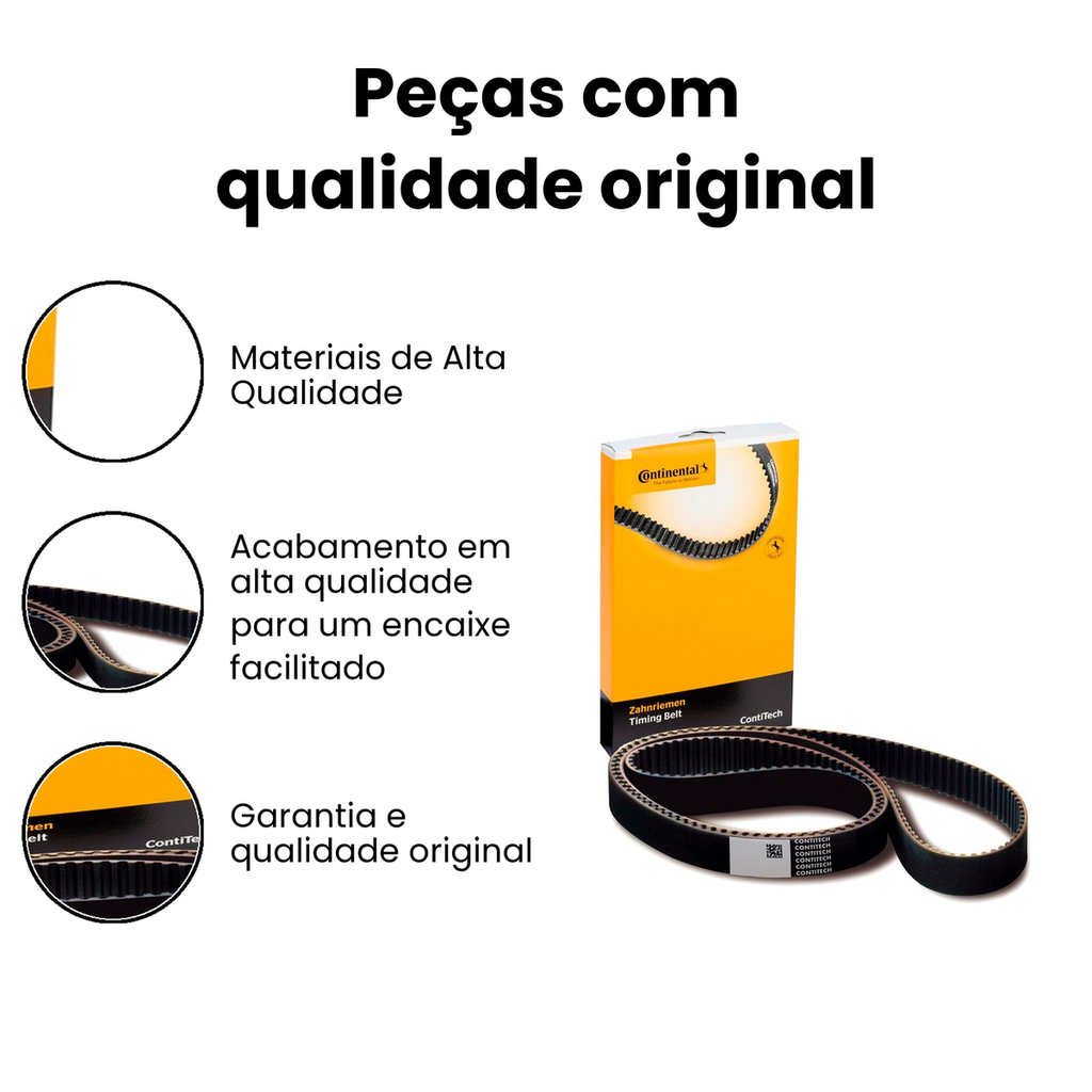CORREIA DENTADA CONTITECH GOL GOL CT846 - Imagem 3