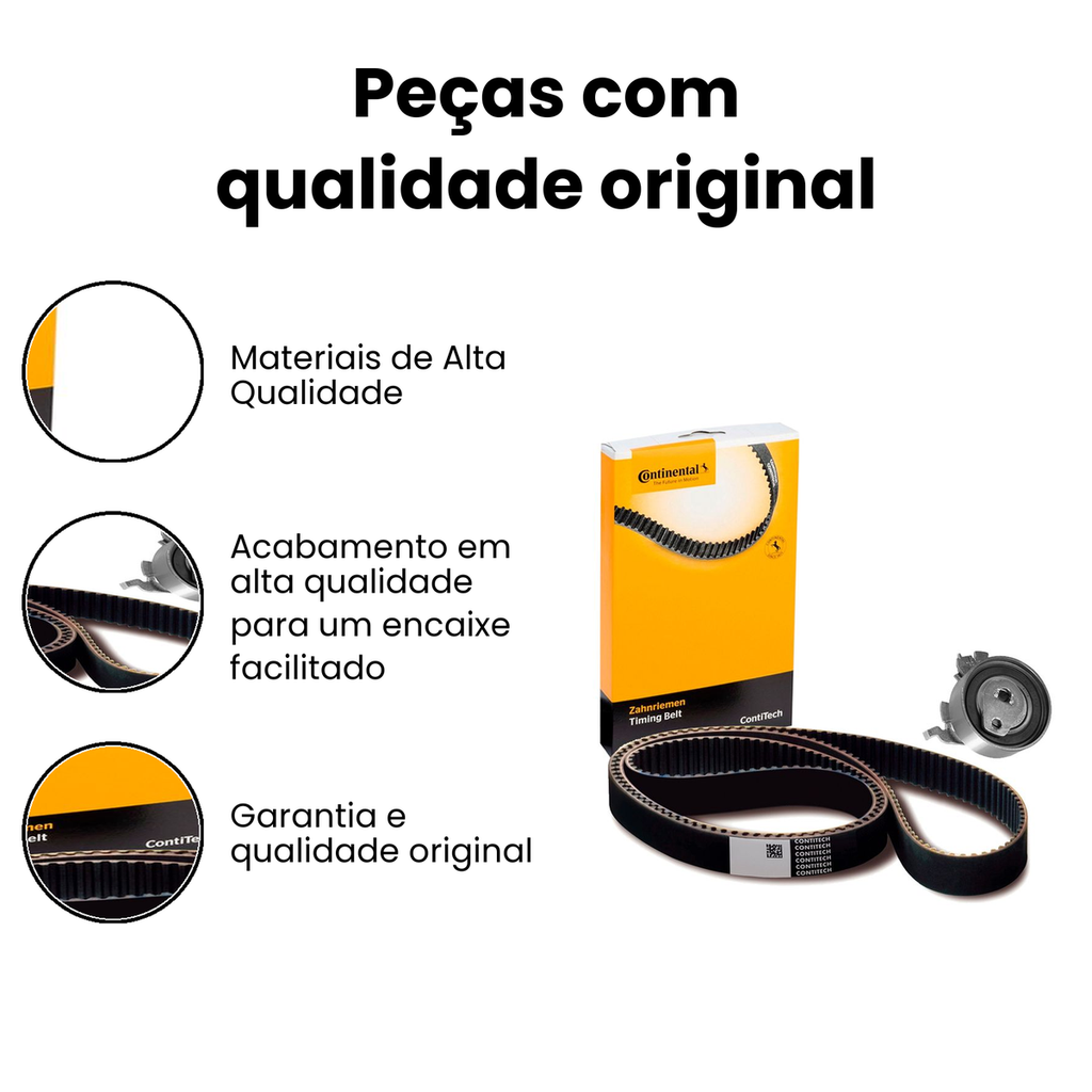 Kit Correia Dentada Contitech Strada Doblo - CT874K3 - Imagem 3