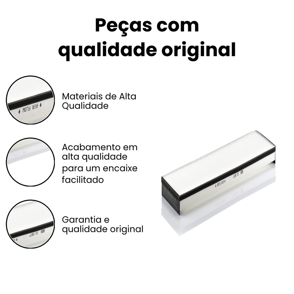 Filtro de Cabine MANN-FILTER Atego (CU5877) - Imagem 3