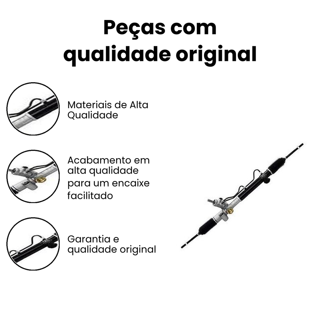 Caixa Direção Hidráulica c/ Axial Meriva - INDISA - Imagem 3