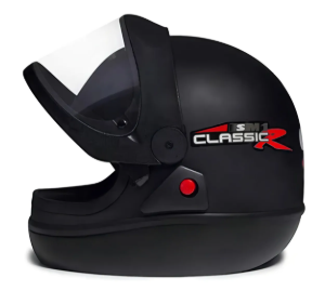 Capacete San Marino Classic Preto Fosco