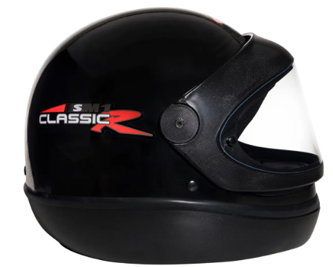 Capacete San Marino Classic Preto - Imagem 3