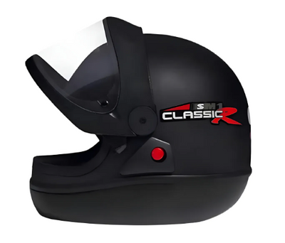 Capacete San Marino Preto Fosco - Imagem 1