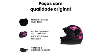 Capacete San Marino Femme Preto - Imagem 4