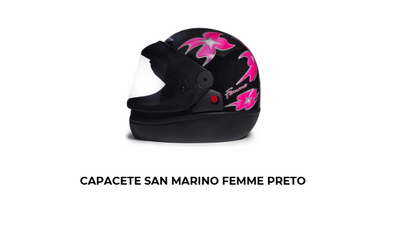Capacete San Marino Femme Preto - Imagem 2