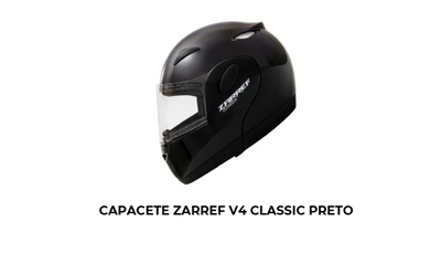 Capacete Zarref V4 Classic Preto - Imagem 2
