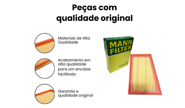 Filtro de Ar MANN-FILTER Tracker Onix - Imagem 4