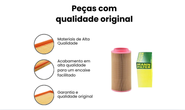 Filtro de Ar MANN-FILTER (MF BX) - Imagem 4