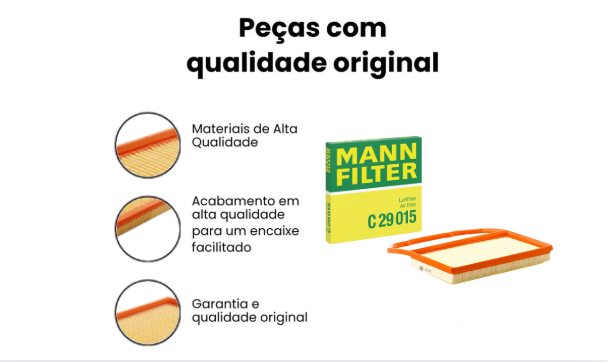 Filtro de Ar MANN-FILTER para POLO POLO - Imagem 4