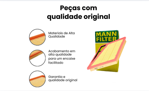 Filtro de Ar MANN-FILTER Uno Argo - Imagem 4