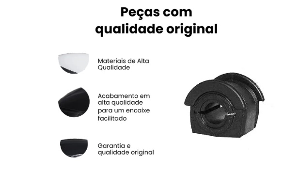 Bucha Barra Estabilizadora Dianteira (Uno) - Imagem 3
