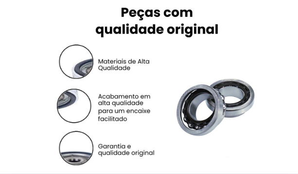 Caixa Direção Bros/125/150/160/XRE190 (Esfera) NXR XRE - Imagem 3