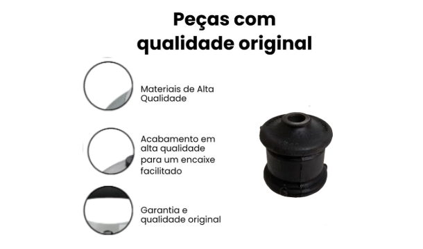 Bucha da Bandeja Dianteira Corsa - Dir/Esq - Imagem 3