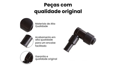 Cachimbo Vela Yamaha YBR/XTZ125/BIZ100 - CG YBR - Imagem 3