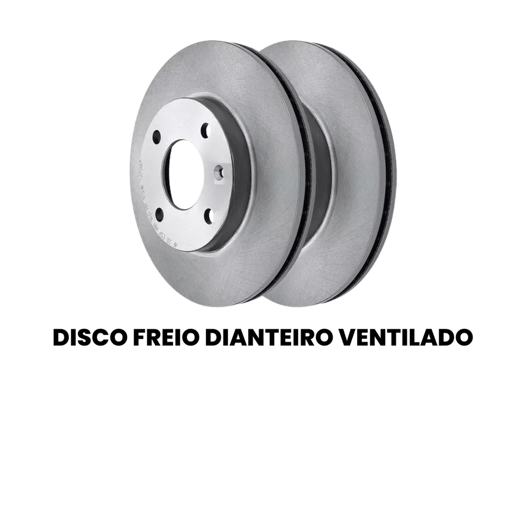 Disco de Freio Dianteiro Ventilado - IPANEMA - Imagem 2