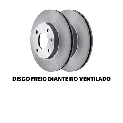 Disco de Freio Dianteiro Ventilado - IPANEMA - Imagem 2