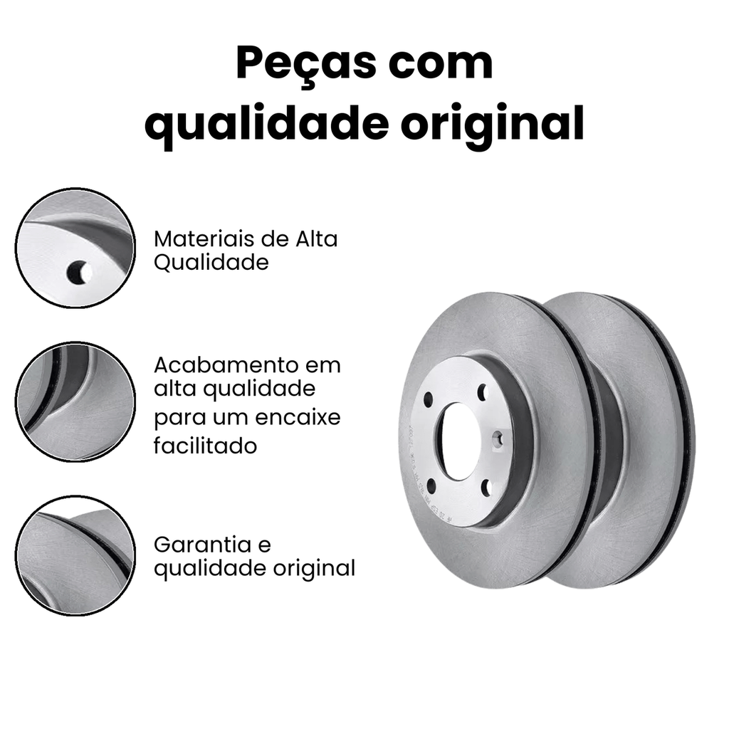 Disco de Freio Dianteiro Ventilado - IPANEMA - Imagem 3