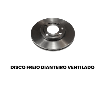 Disco de Freio Dianteiro Ventilado Saveiro - Imagem 2