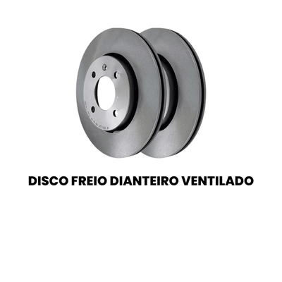 Disco de Freio Dianteiro Ventilado Gol - Imagem 2