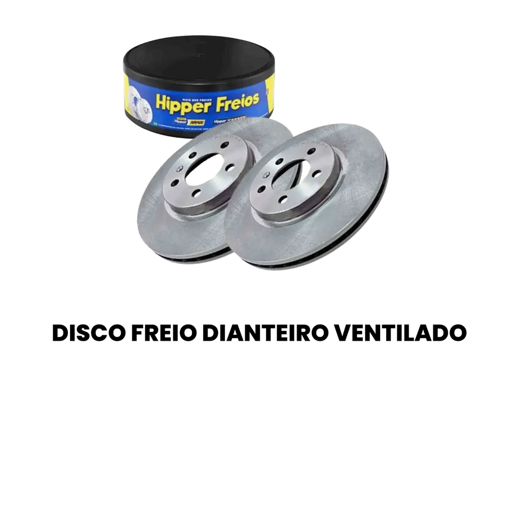 Disco de Freio Dianteiro Ventilado Polo T-Cross - Imagem 2