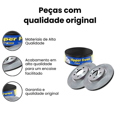 Disco de Freio Dianteiro Ventilado Polo T-Cross - Imagem 3