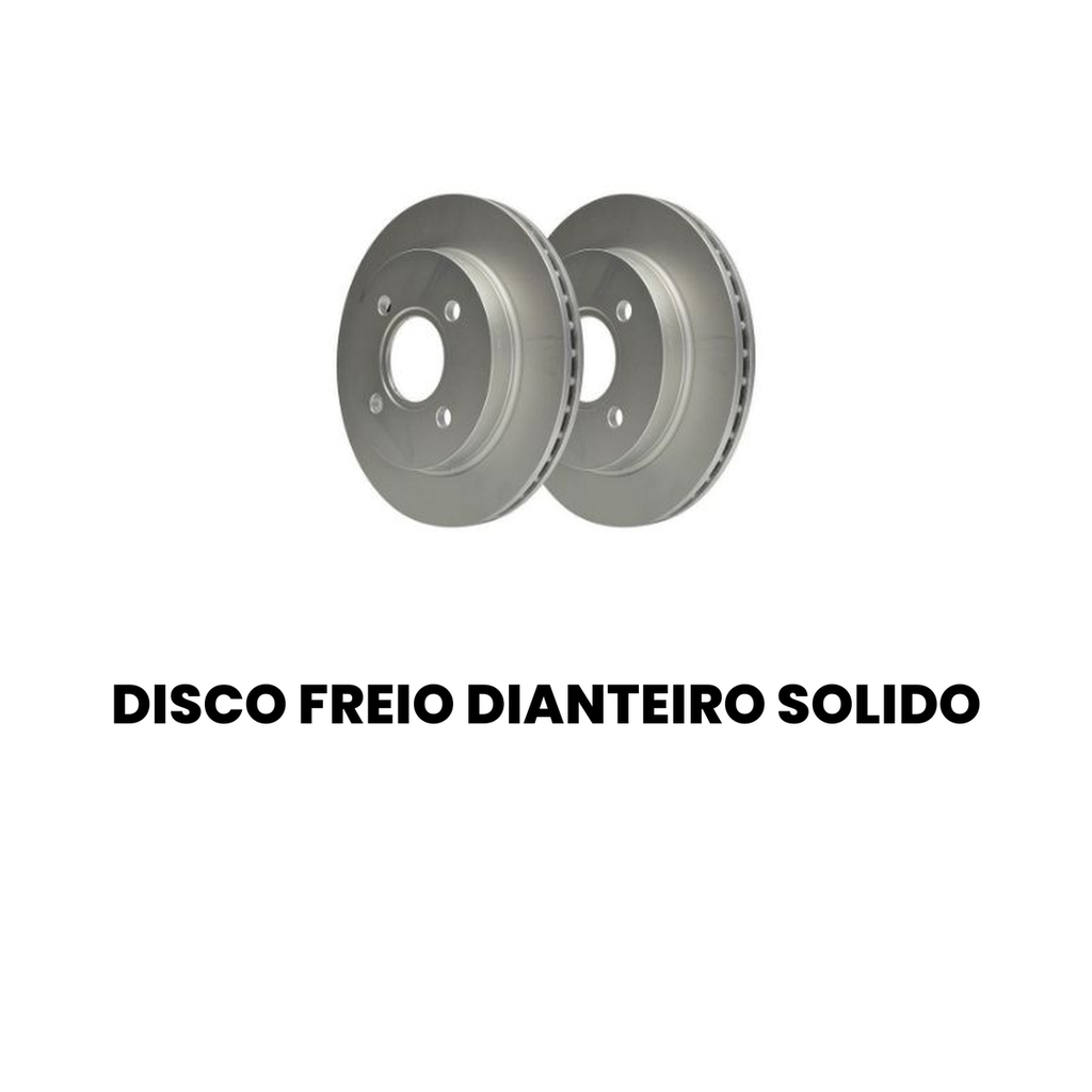Disco de Freio Dianteiro Sólido Fiesta Ka - Imagem 2