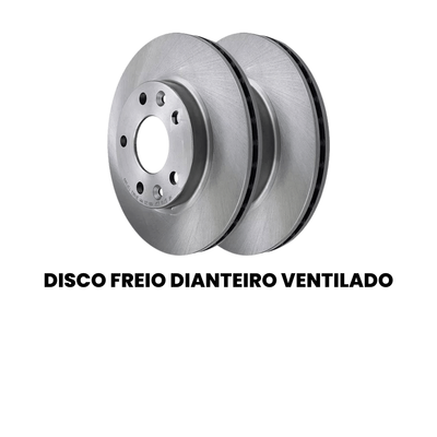 Disco de Freio Dianteiro Ventilado Duster - Imagem 2