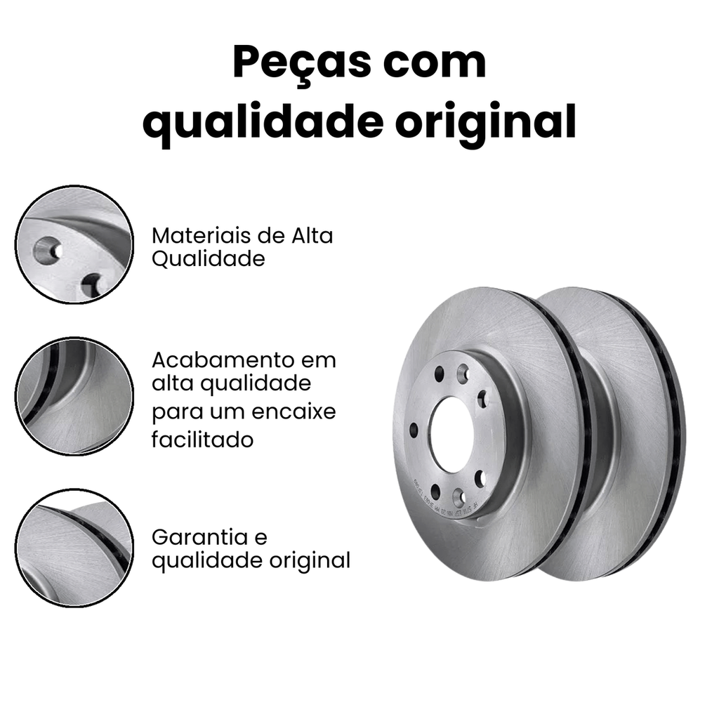 Disco de Freio Dianteiro Ventilado Duster - Imagem 3