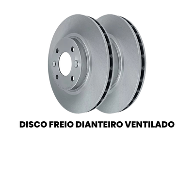 Disco de Freio Dianteiro Ventilado Logan - Imagem 2