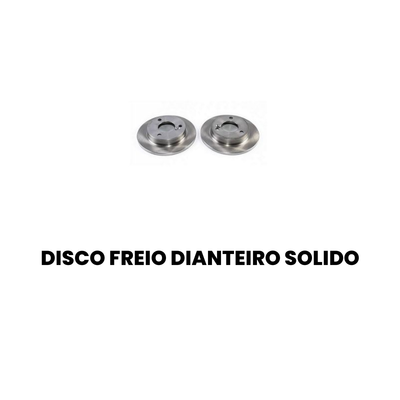 Disco de Freio Dianteiro Sólido Kwid | MAHLE DF908 - Imagem 2