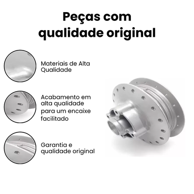 Cubo de Roda Traseiro Fan 125 09/15 - CG CG - Imagem 3