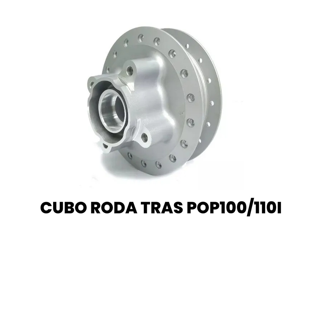 Cubo de Roda Traseiro POP 100/110i - DIA-FRAG - Imagem 2