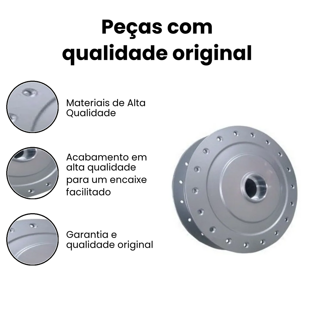 CUBO Roda Dianteira Biz 100/110i/125 05/18 - Imagem 3