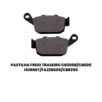 Pastilha de Freio Traseira CB300R/Hornet/Fazer/CBR250 - - Imagem 2