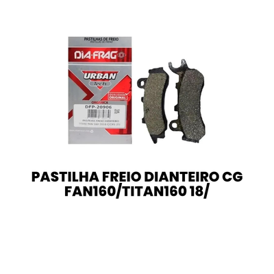 Pastilha Freio Dianteira CG Fan 160/Titan 160 18/ - Imagem 2