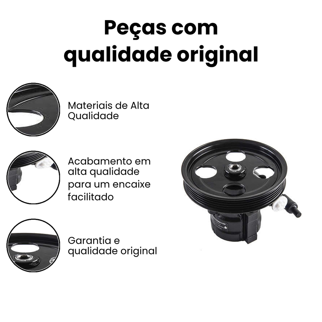 Bomba Direção Hidráulica Meriva - INDISA - Imagem 3