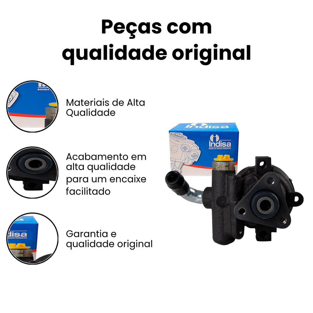 Bomba Direção Hidráulica Idea Palio - Imagem 3