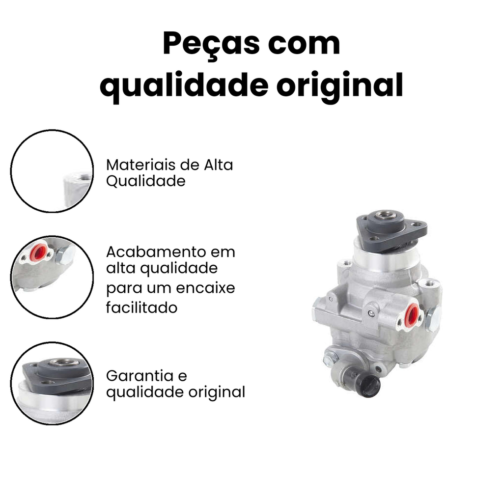 Bomba Direção Hidráulica Amarok - INDISA - DH454114 - Imagem 3