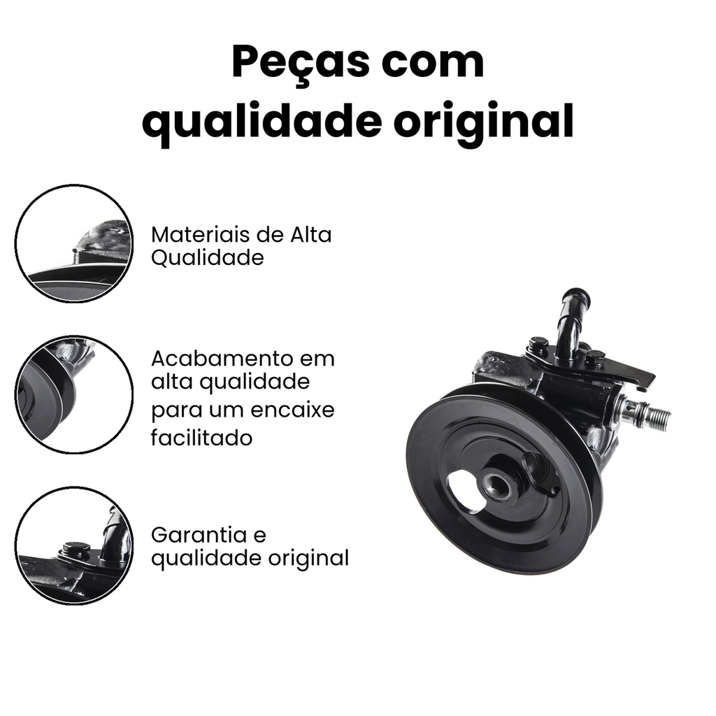 Bomba Direção Hidráulica INDISA L200 - Imagem 3